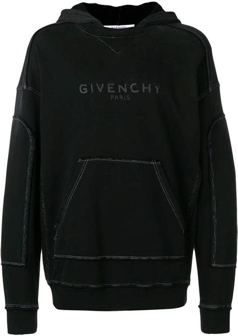 givenchy blurred hoodie|givenchy hoodie distressed.